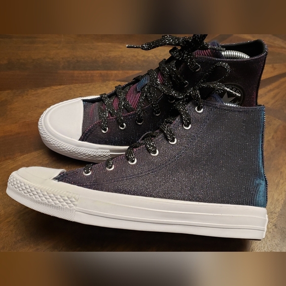 Converse Chuck Taylor All Star Glitter Fade High Tops Women’s 6.5 - Picture 7 of 16